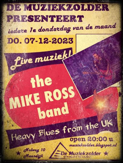 231127 The Mike Ross Band UK Poster